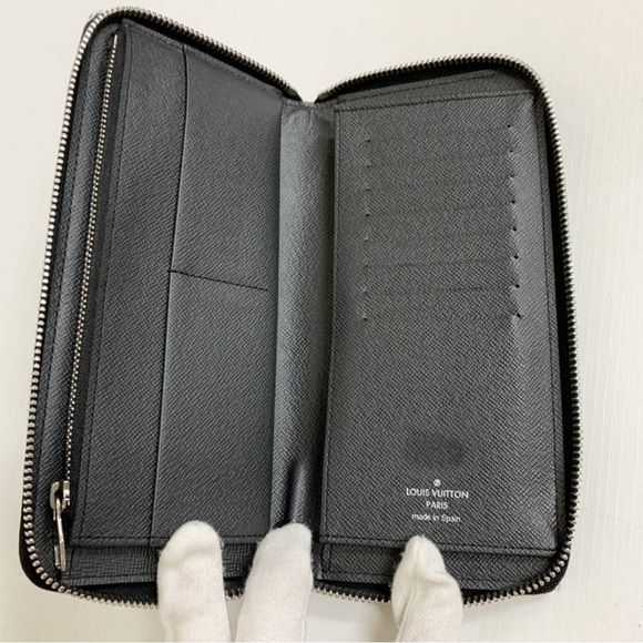 LOUIS VUITTON Damier Graphite illustre zippy organizer Zip Around Wallet - Picture 6 of 8